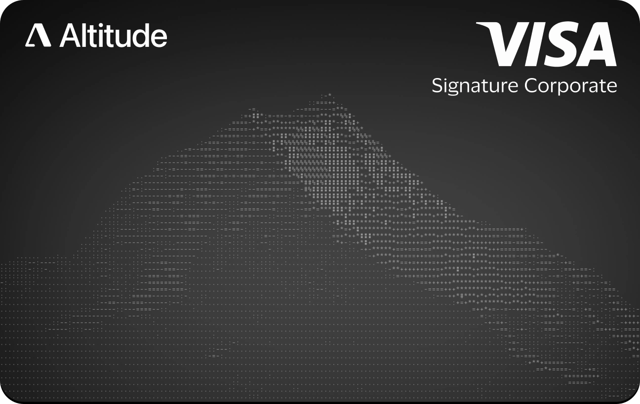 Altitude virtual Visa Signature corporate card