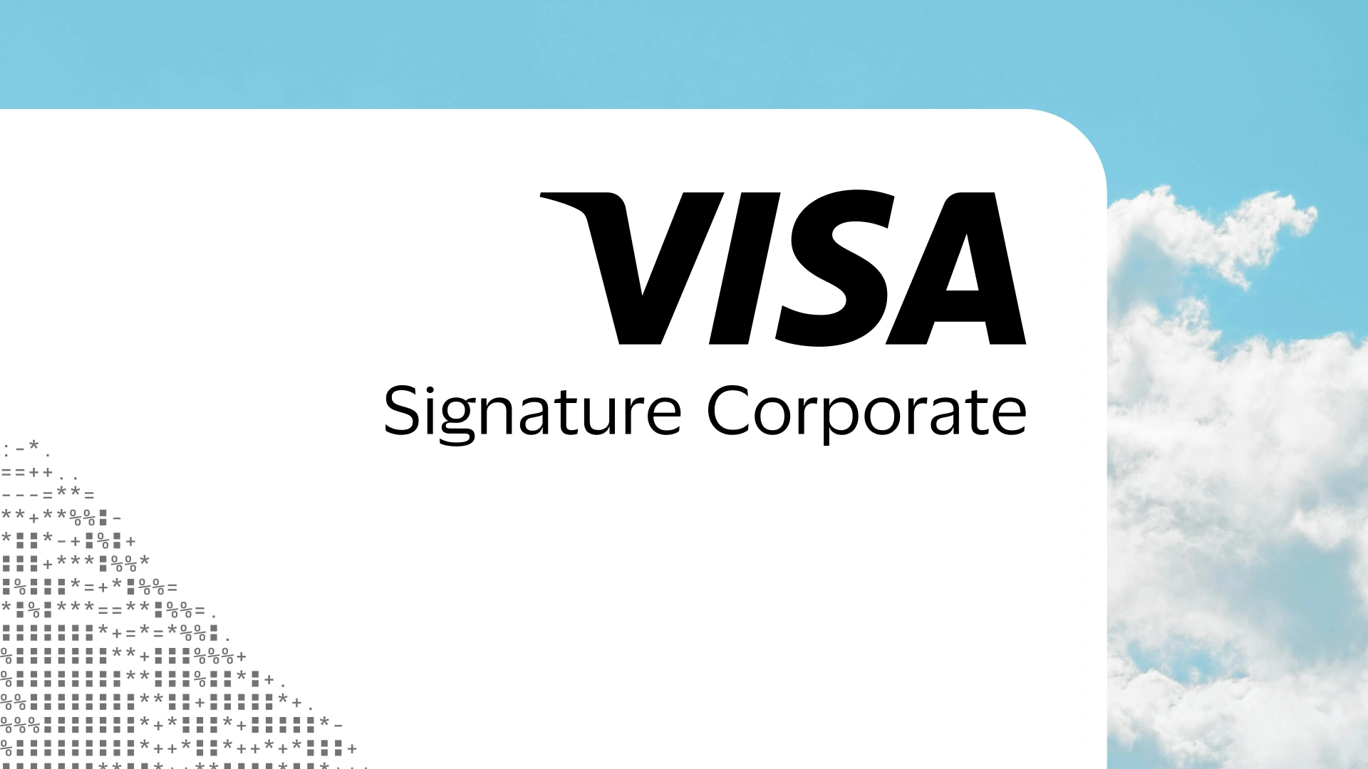 Every new Altitude card is now Visa Signature Corporate